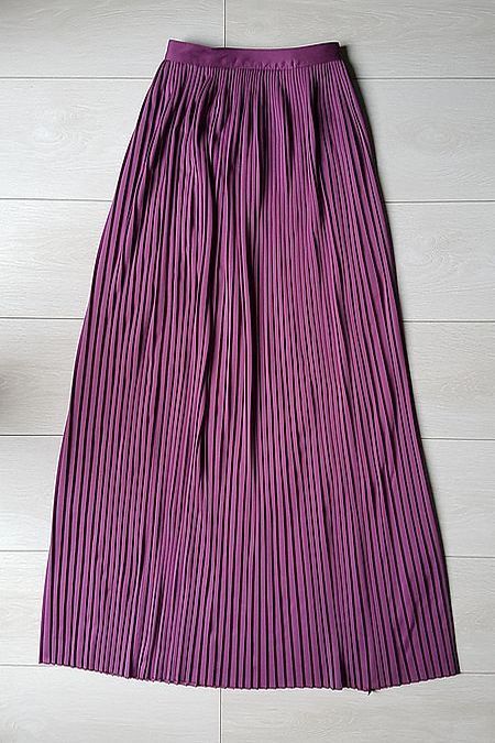 Long skirt plissè