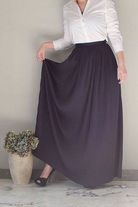 Long Skirt Plissè